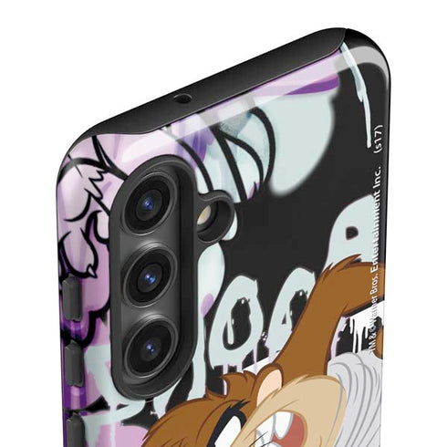Looney Tunes Splatter Paint Tasmanian Devil Galaxy S25 Impact Case
